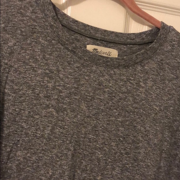 Madewell long sleeve grey top! EUC - Picture 2 of 8